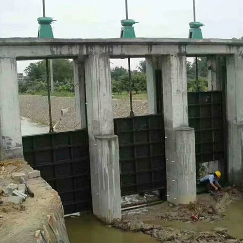 河道铸铁挡水闸门